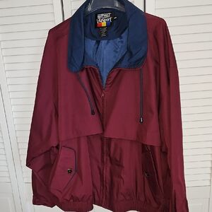 HARTWELL MENS VIA SPORT BURGUNDY JACKET sz XXXL